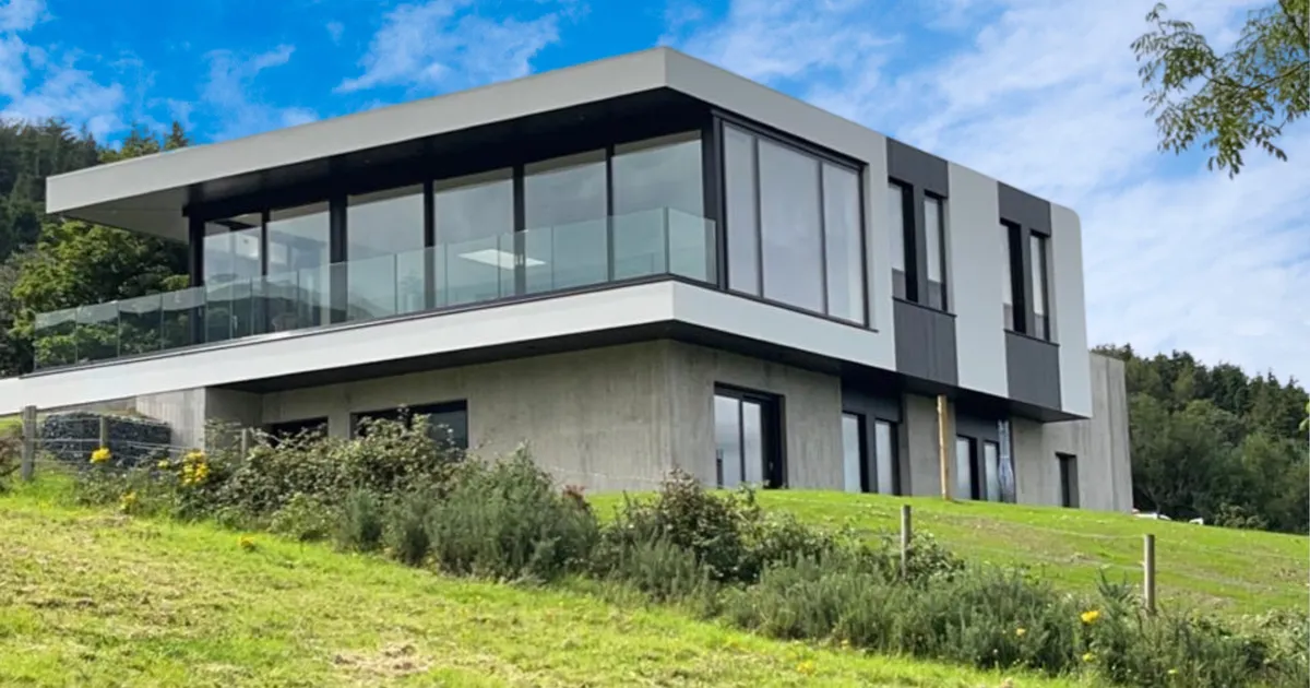 Completed contemporary new build home in Tullybrannigan, Newcastle
