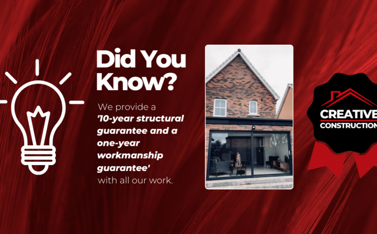  10-year structural guarantee and one-year workmanship guarantee