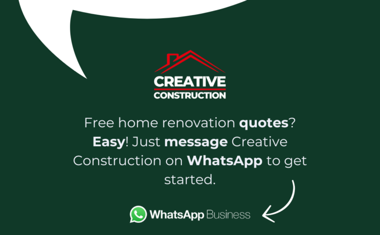  Get started on WhatsApp – Creative Construction Enquires NI